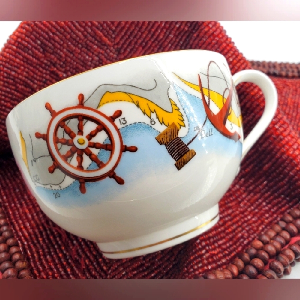 Vintage Royal Nautical Worcester Large Cup (C18)